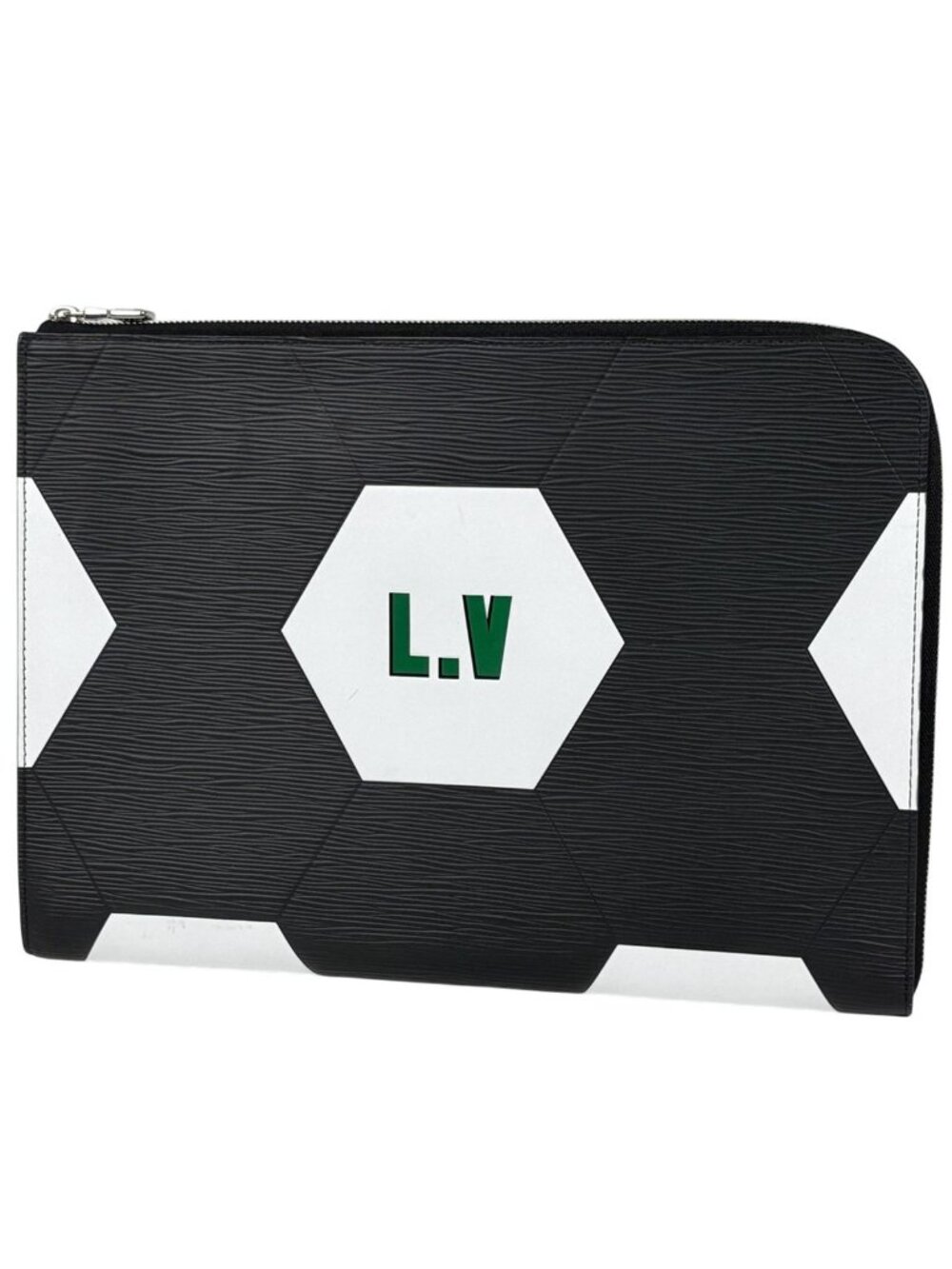 Louis Vuitton Pochette Jour GM Fifa World Cup Document Case Epi Noir Clutch - Picture 1 of 8